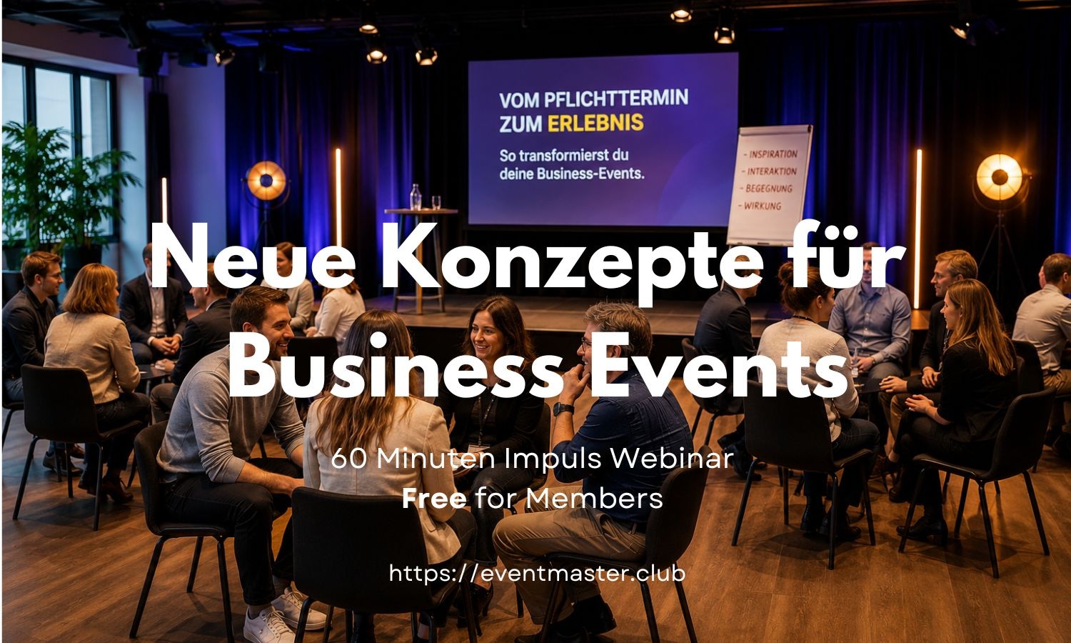 Impuls Webinar: Neue Konzepte für Business-Events